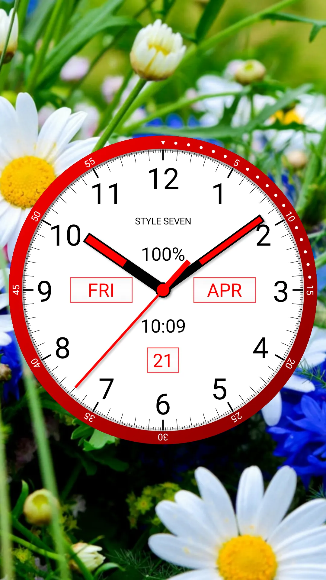 Color Analog Clock-7 | Indus Appstore | Screenshot