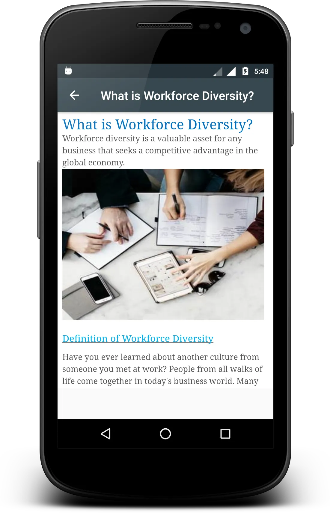 Workplace Diversity | Indus Appstore | Screenshot