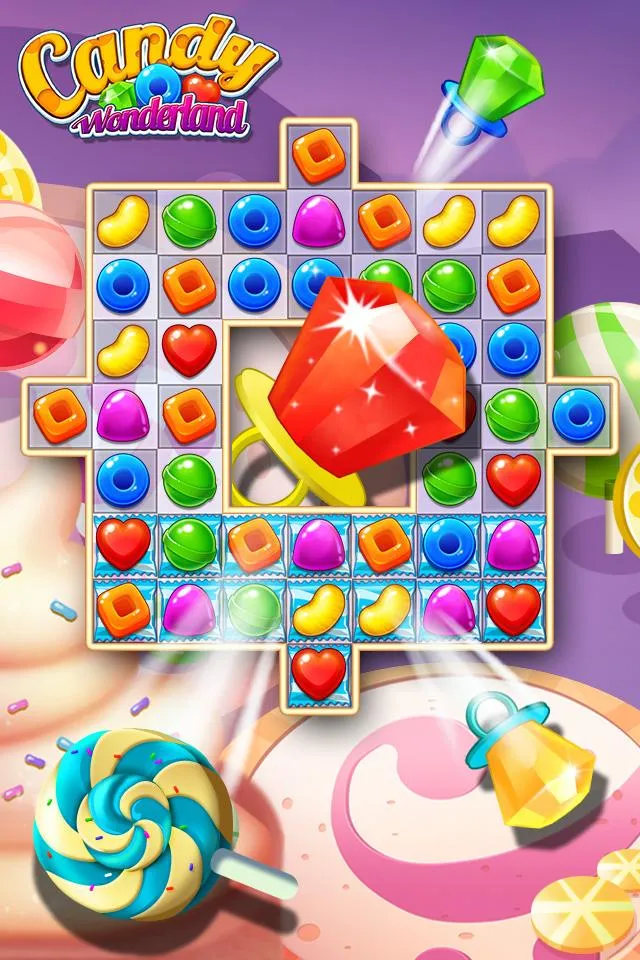 Candy Wonderland Match 3 Games | Indus Appstore | Screenshot