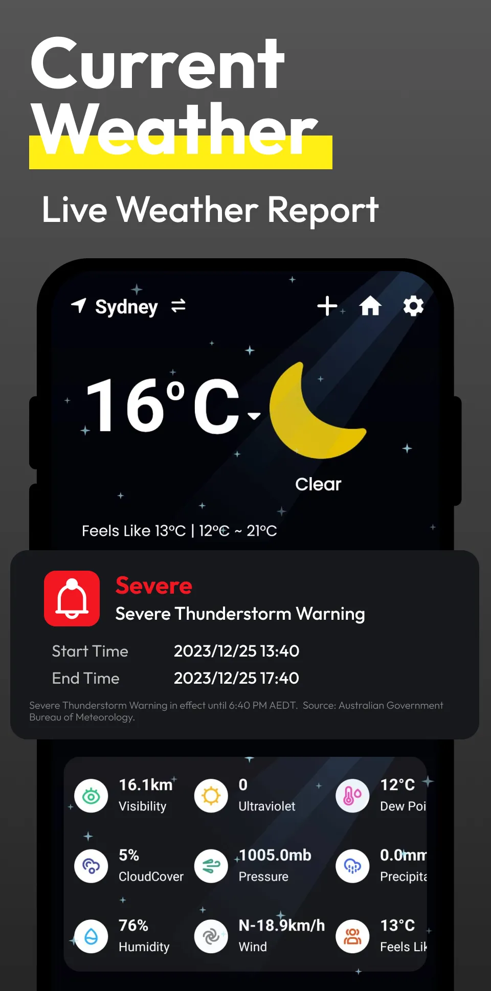 Flow Weather - Live Radar Home | Indus Appstore | Screenshot