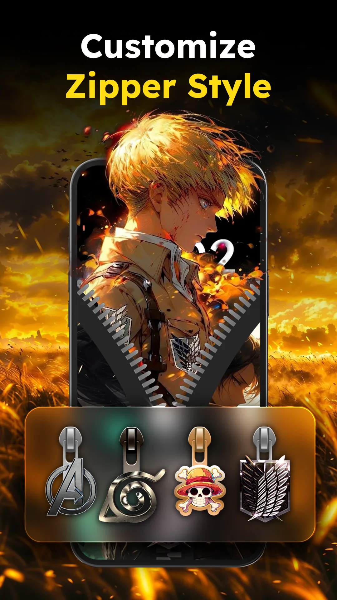 Zipper Lock Wallpapers Screen | Indus Appstore | Screenshot
