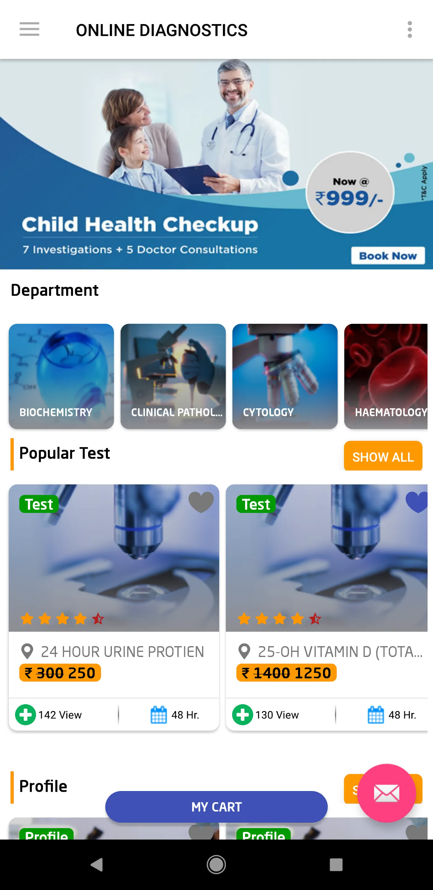 Pathology Lab Patient APP | Indus Appstore | Screenshot