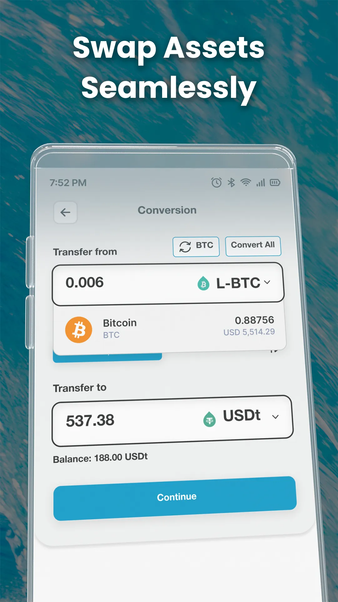 AQUA Wallet | Indus Appstore | Screenshot