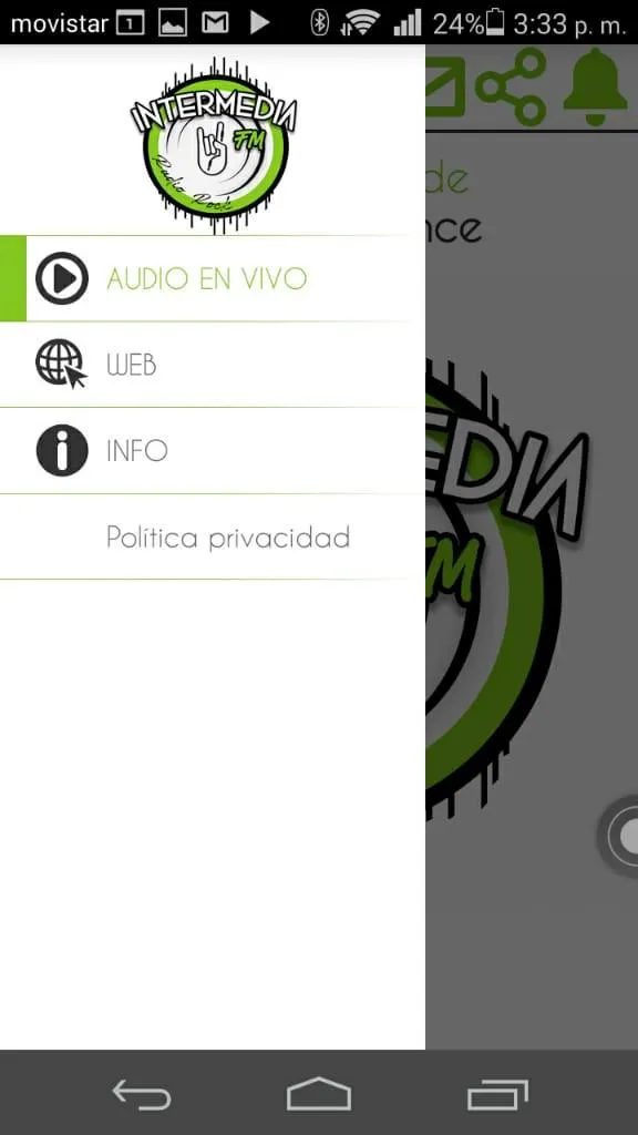 Intermedia FM | Indus Appstore | Screenshot