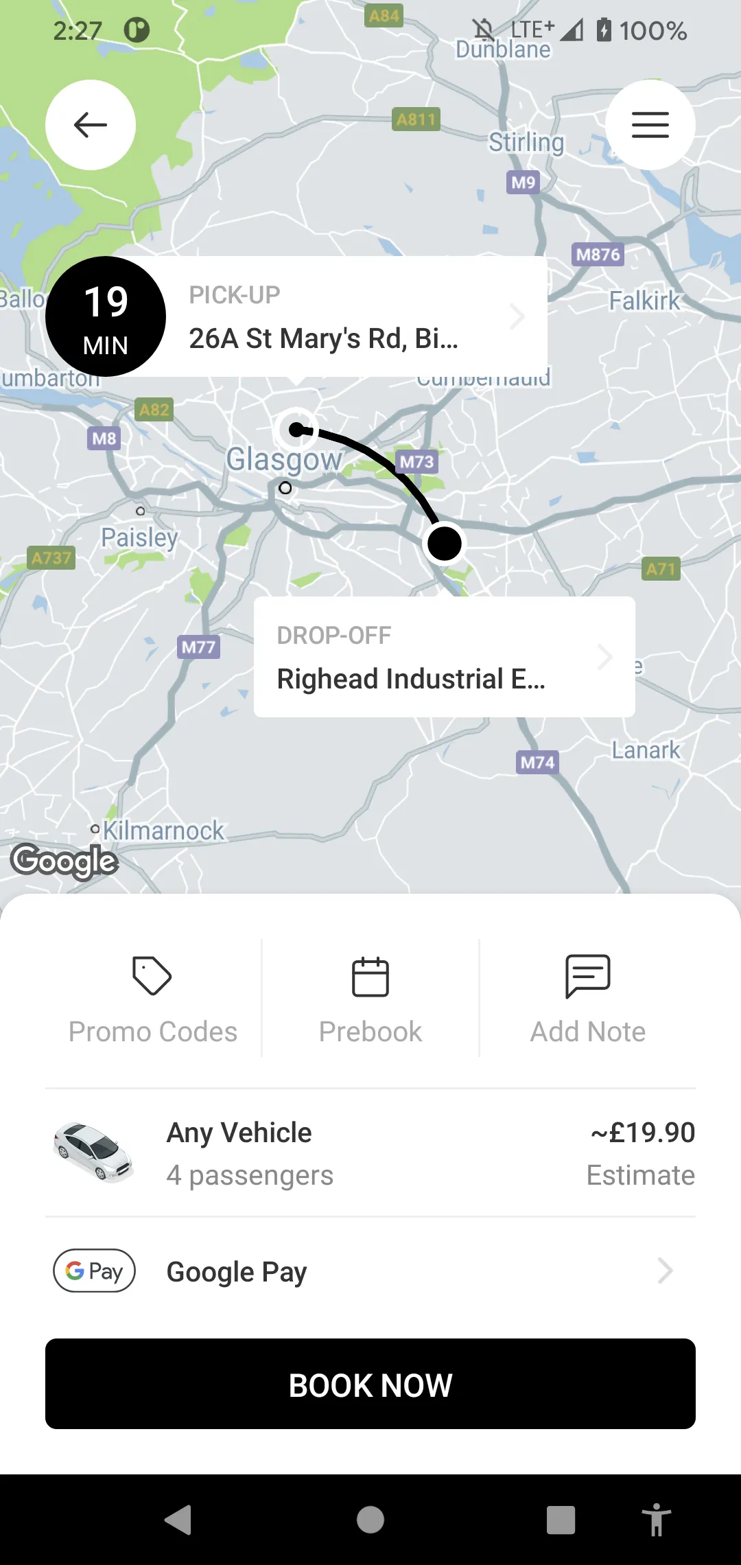 North Lanarkshire Private Hire | Indus Appstore | Screenshot