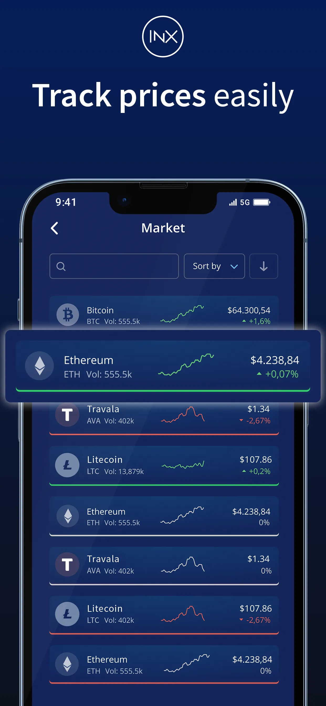 INX Buy & Trade Crypto | Indus Appstore | Screenshot