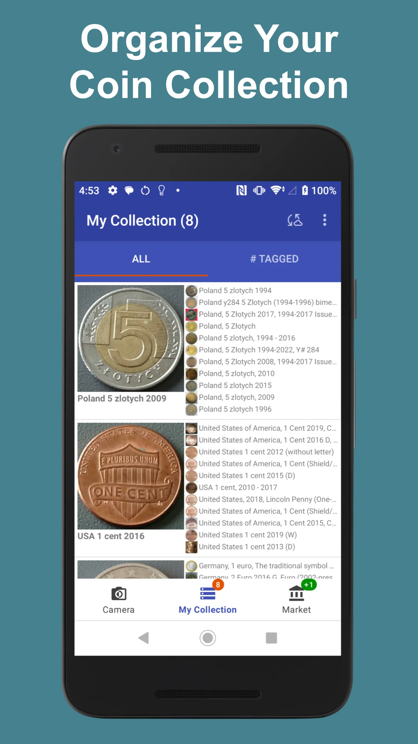 Coinoscope: Coin identifier | Indus Appstore | Screenshot