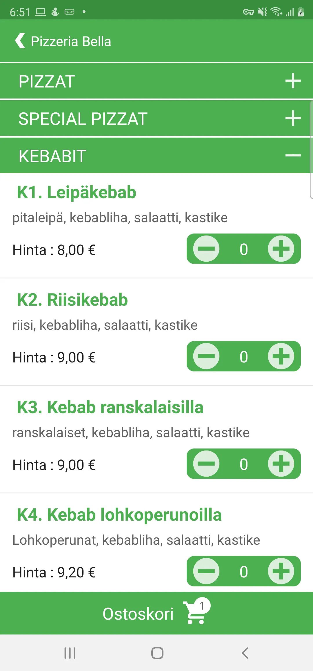 Pizzeria Bella - Kouvola | Indus Appstore | Screenshot