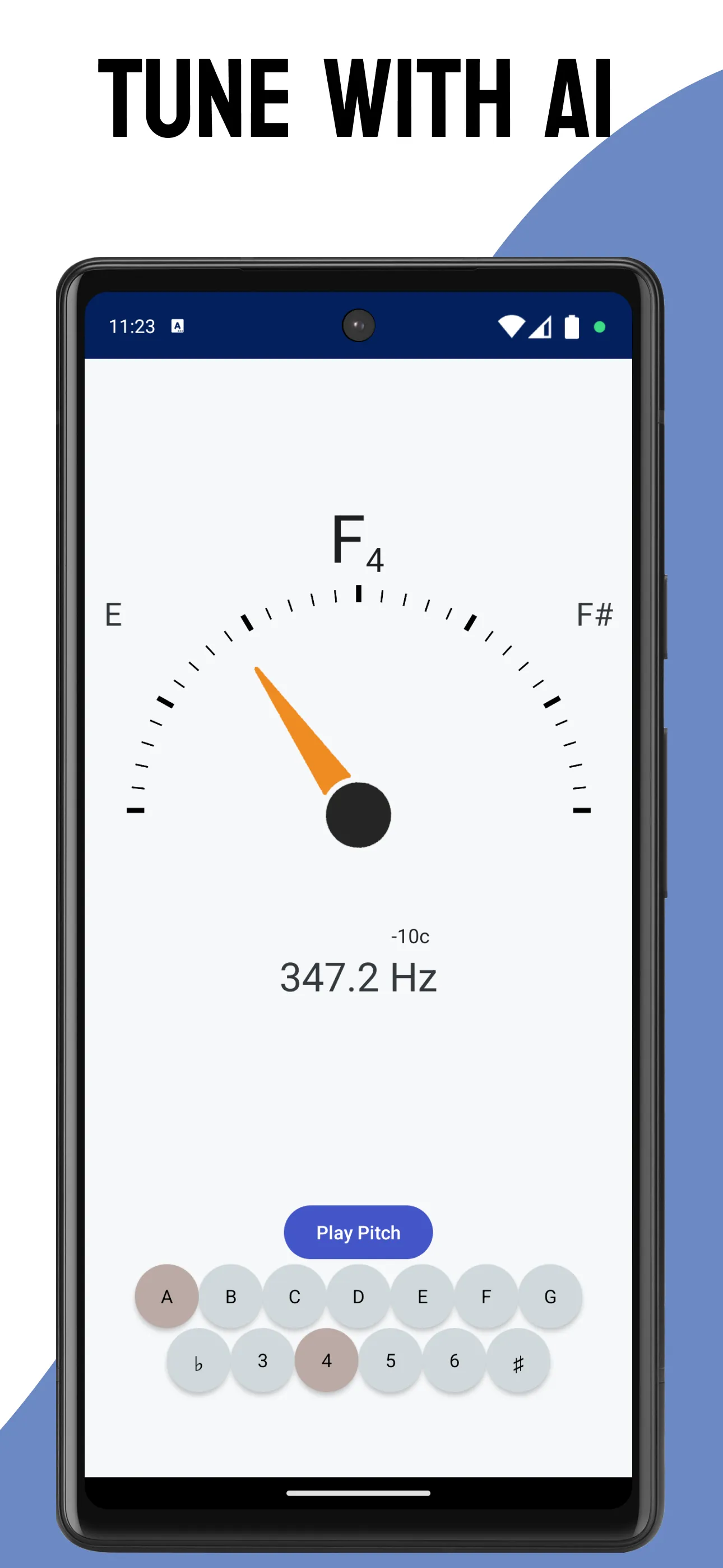 Chromatic Tuner and Tone Maker | Indus Appstore | Screenshot