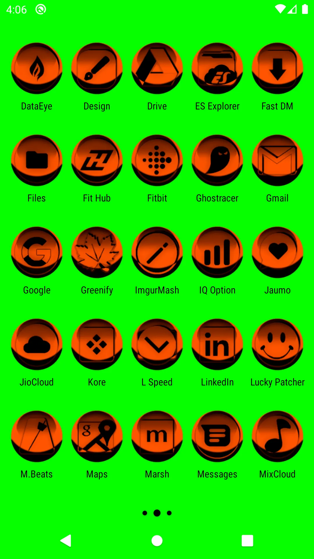 Orange Icon Pack Style 3 | Indus Appstore | Screenshot