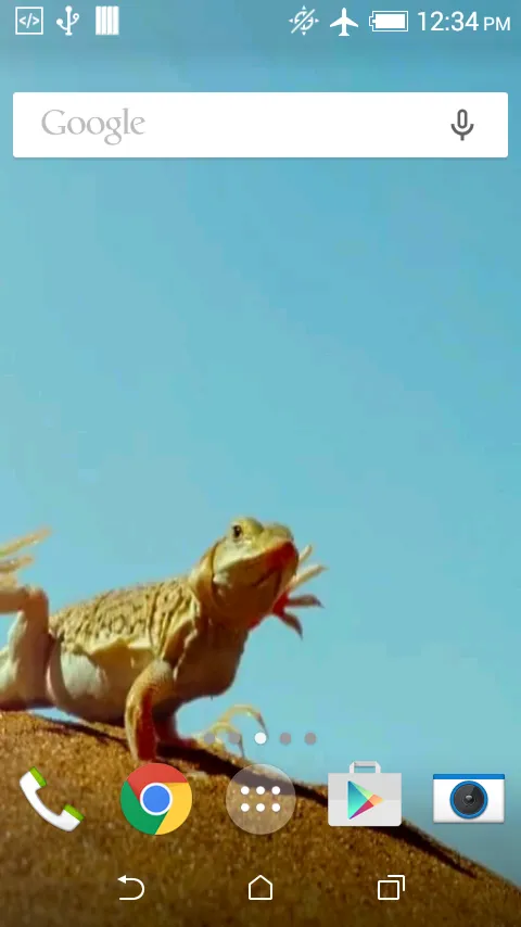 Funny Lizard Live Wallpaper | Indus Appstore | Screenshot