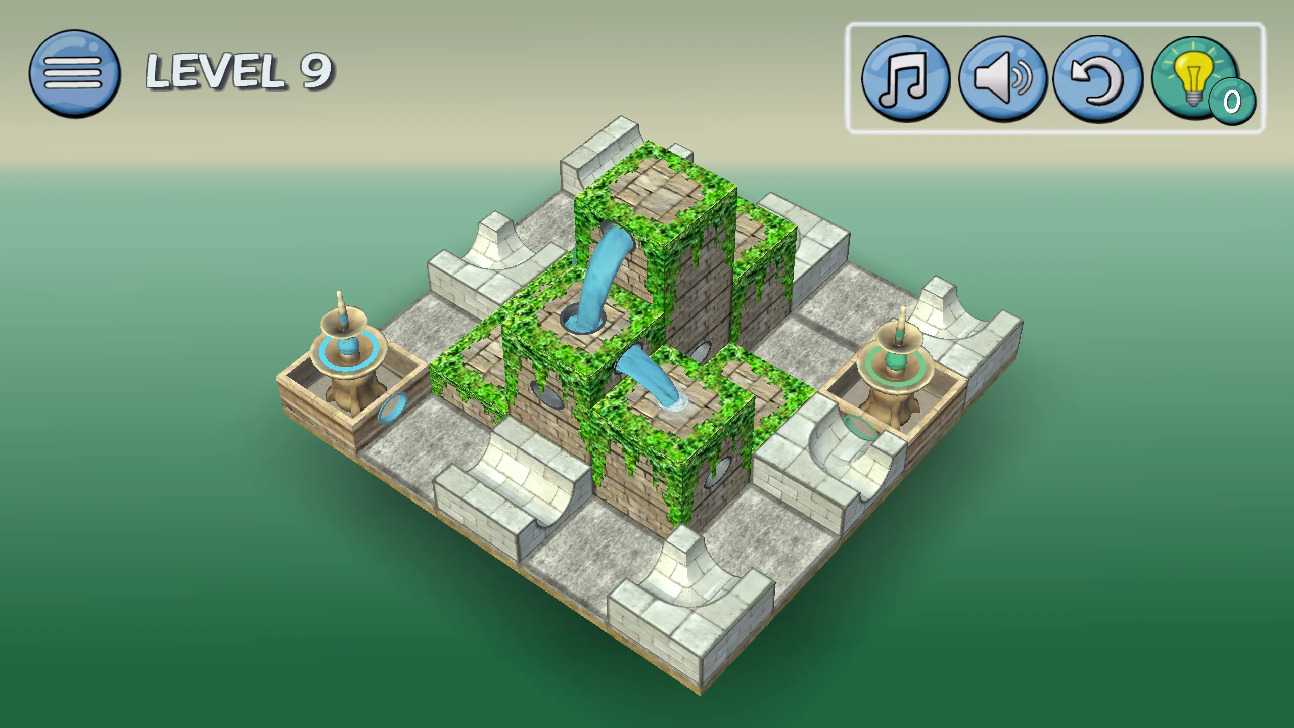 Flow Water Fountain 3D Puzzle | Indus Appstore | Screenshot