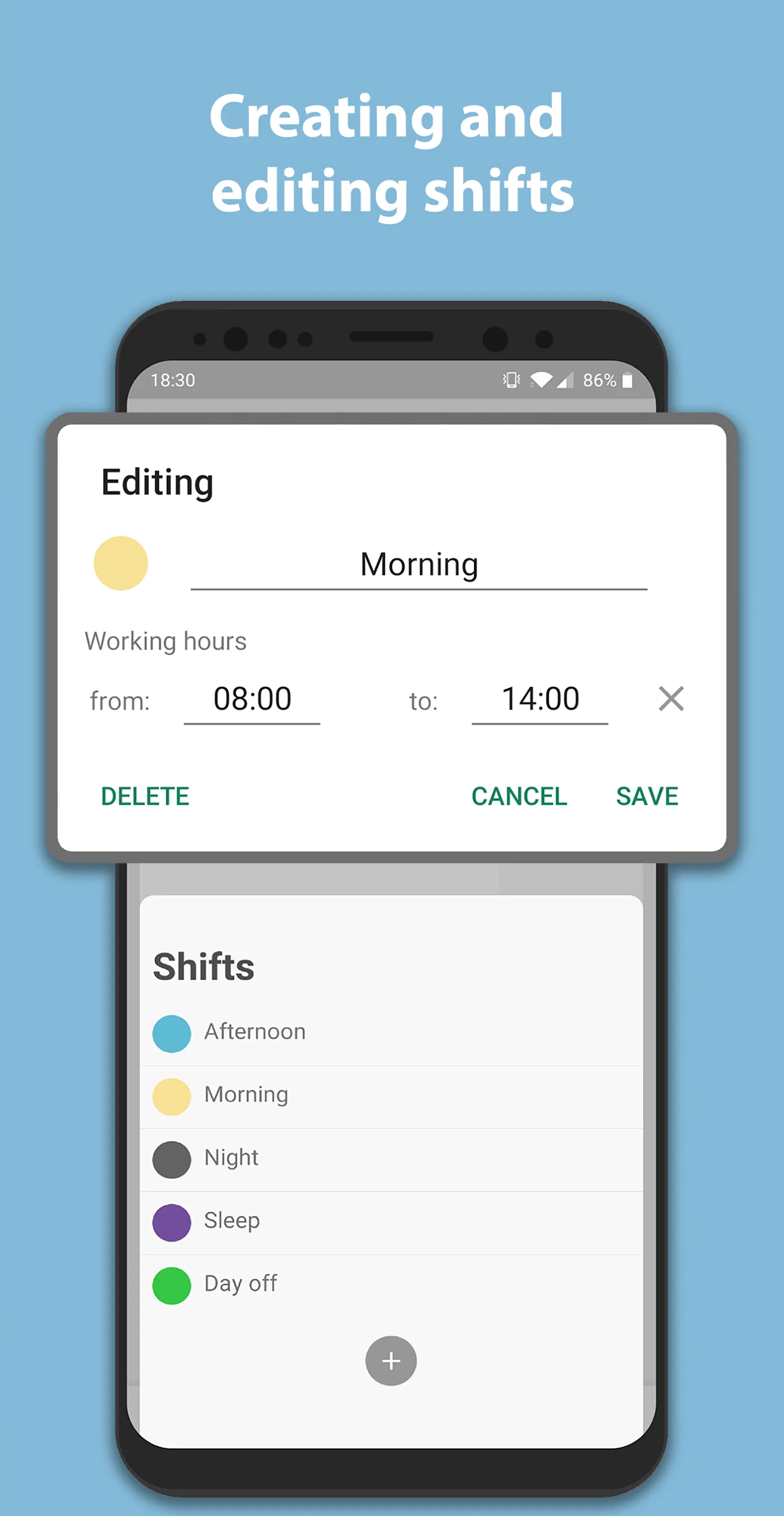 Simple Shift - work schedule | Indus Appstore | Screenshot