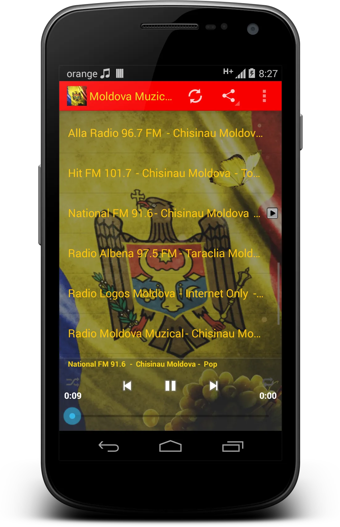 Moldova Muzica Online | Indus Appstore | Screenshot