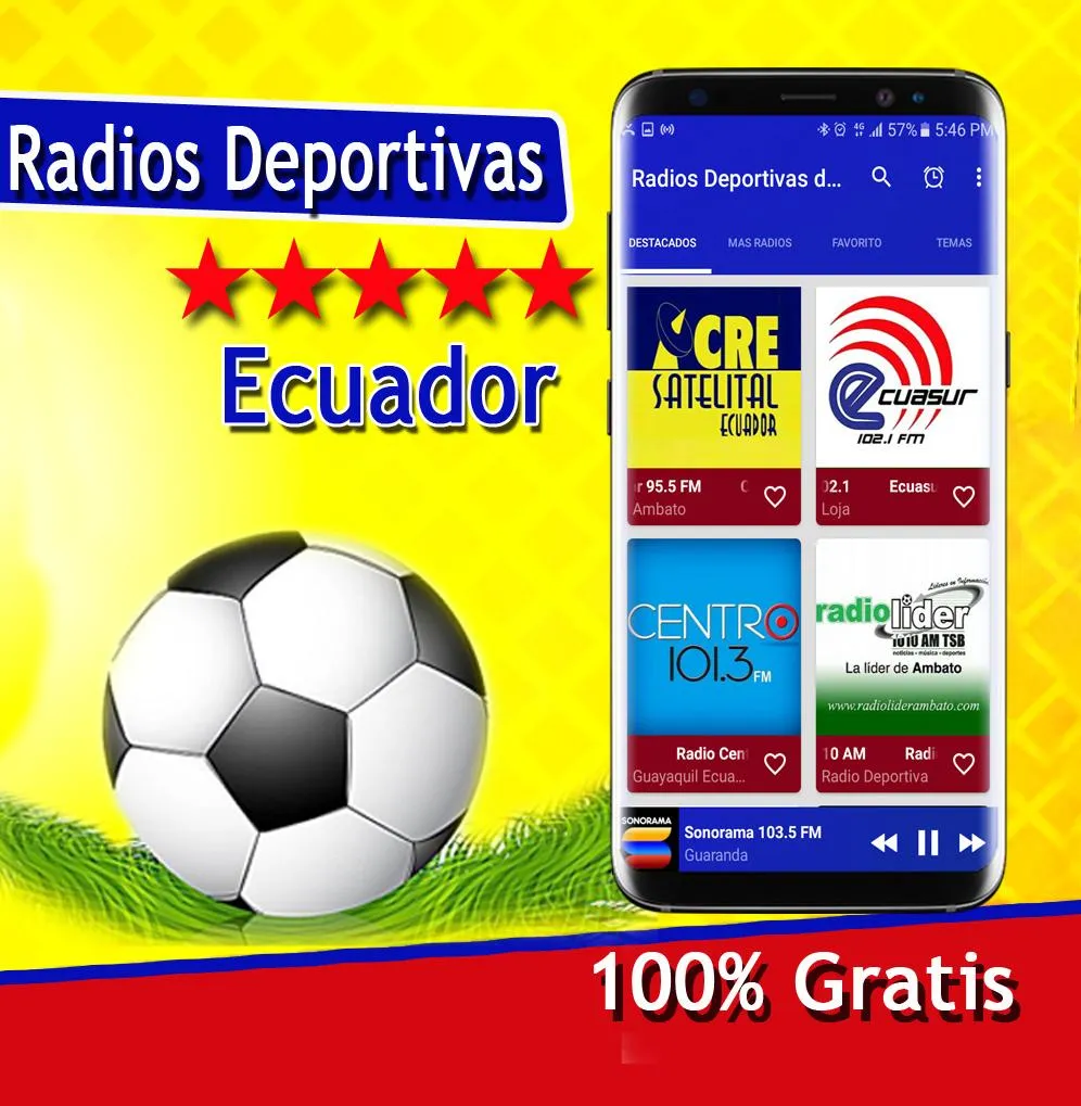 Sports Radios of Ecuador | Indus Appstore | Screenshot