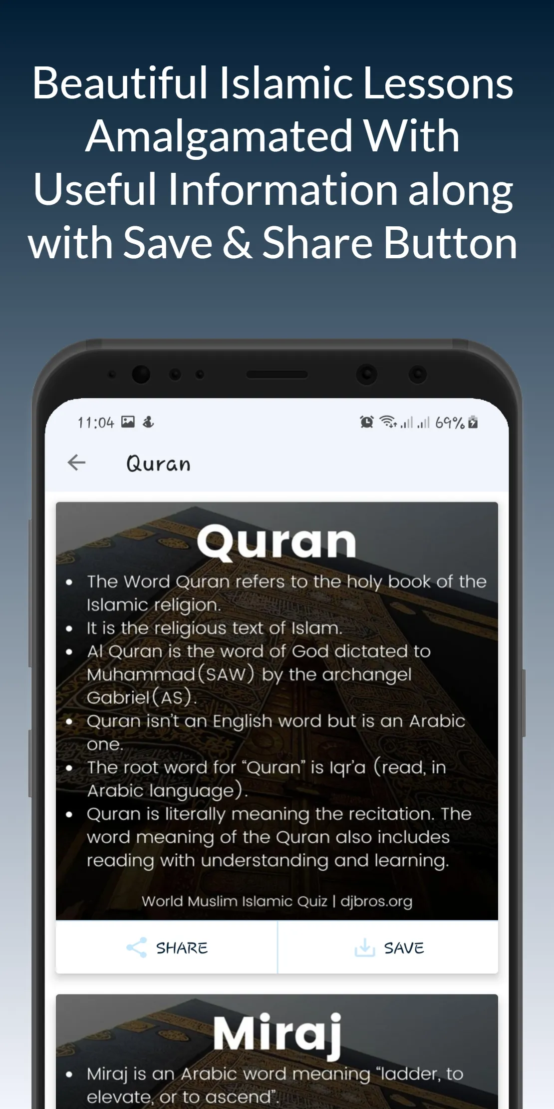 World Muslim Islamic Quiz | Indus Appstore | Screenshot