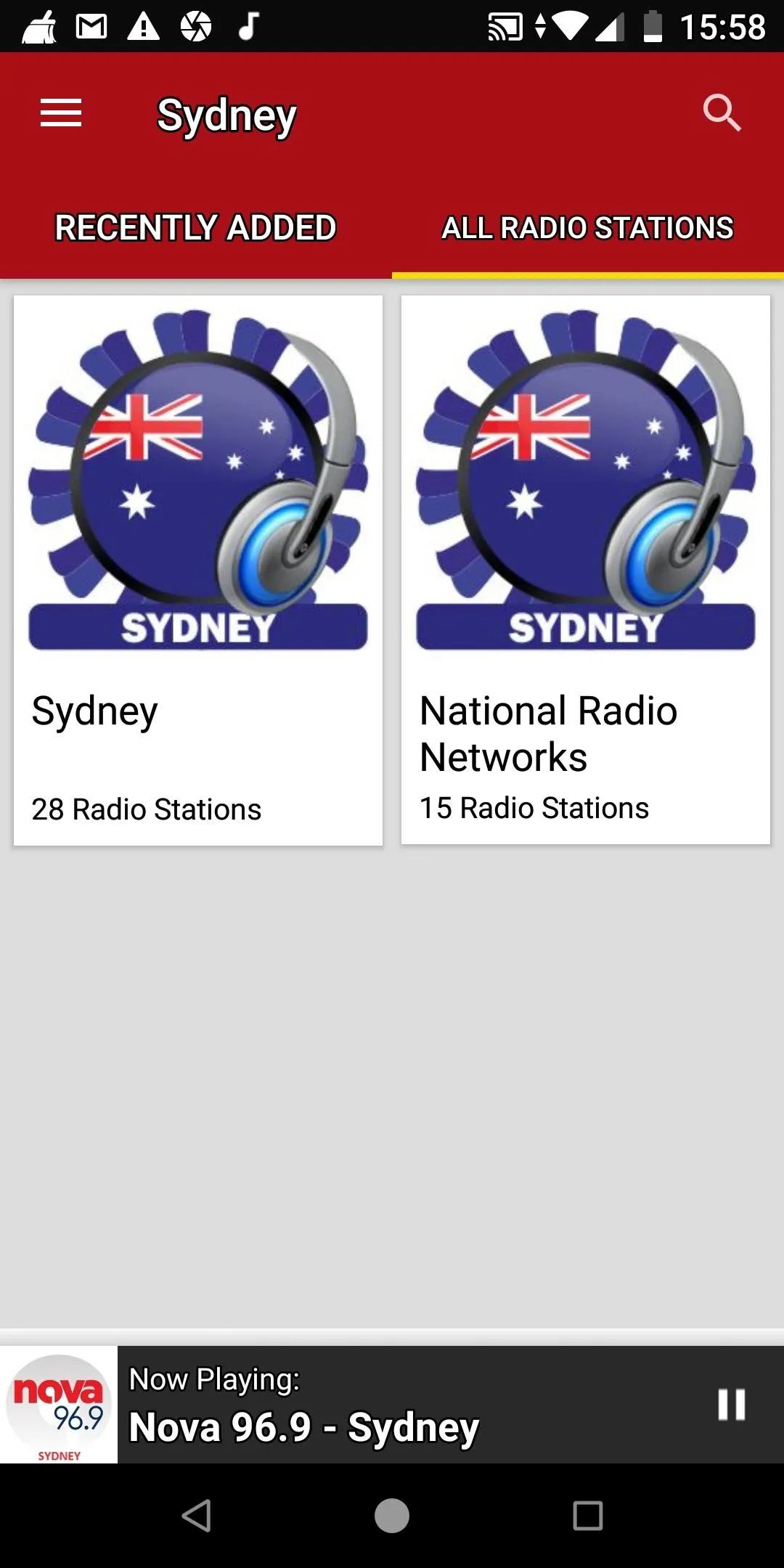 Sydney Radio Stations | Indus Appstore | Screenshot