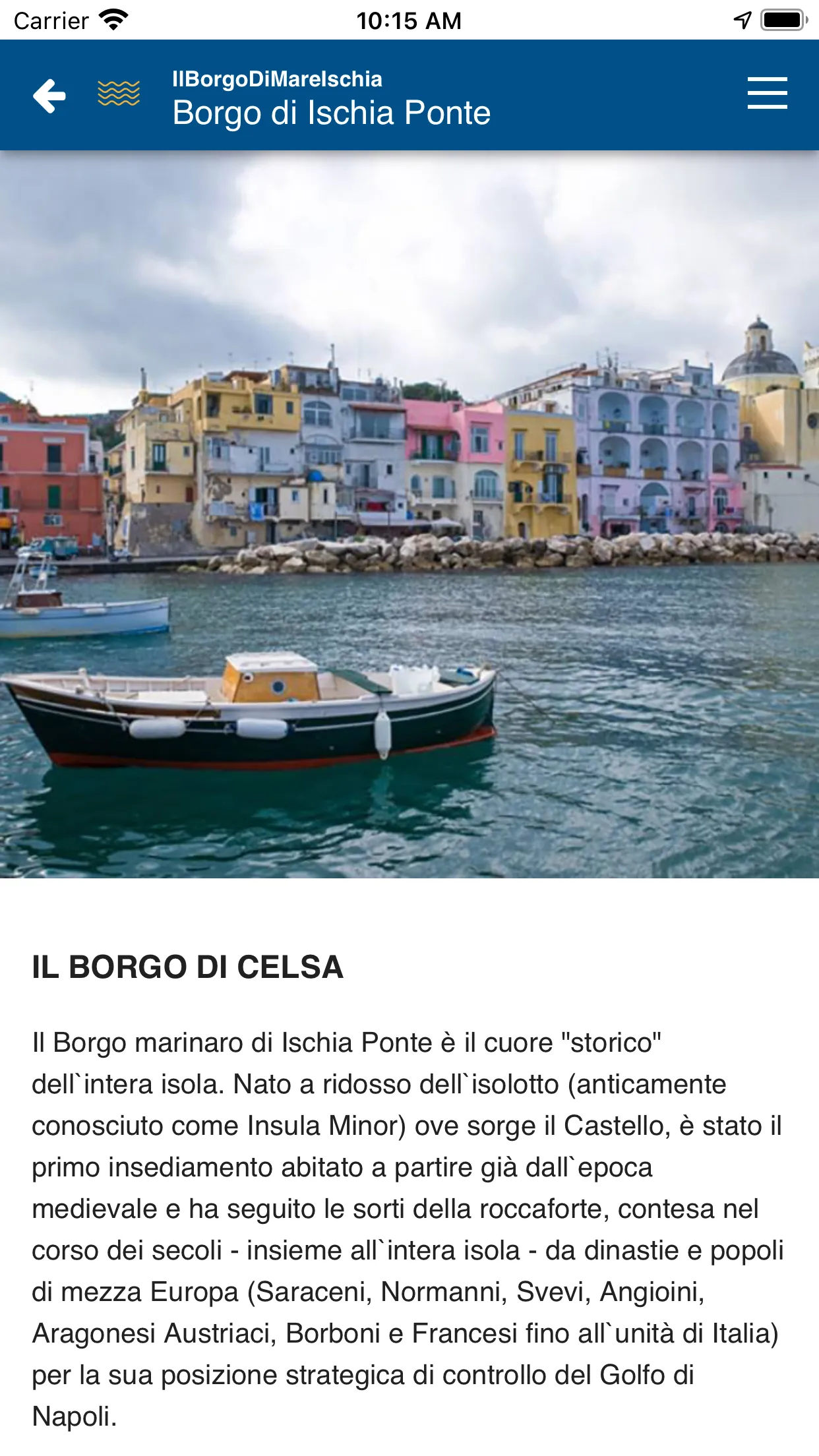 Borgo Di Mare Ischia | Indus Appstore | Screenshot