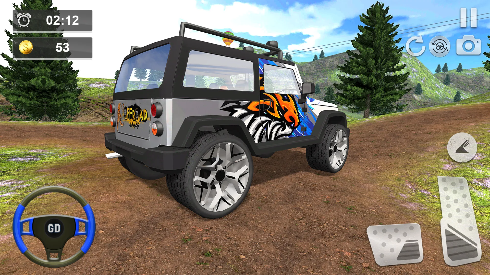 Offroad Jeep Driving - 3D Game | Indus Appstore | Screenshot