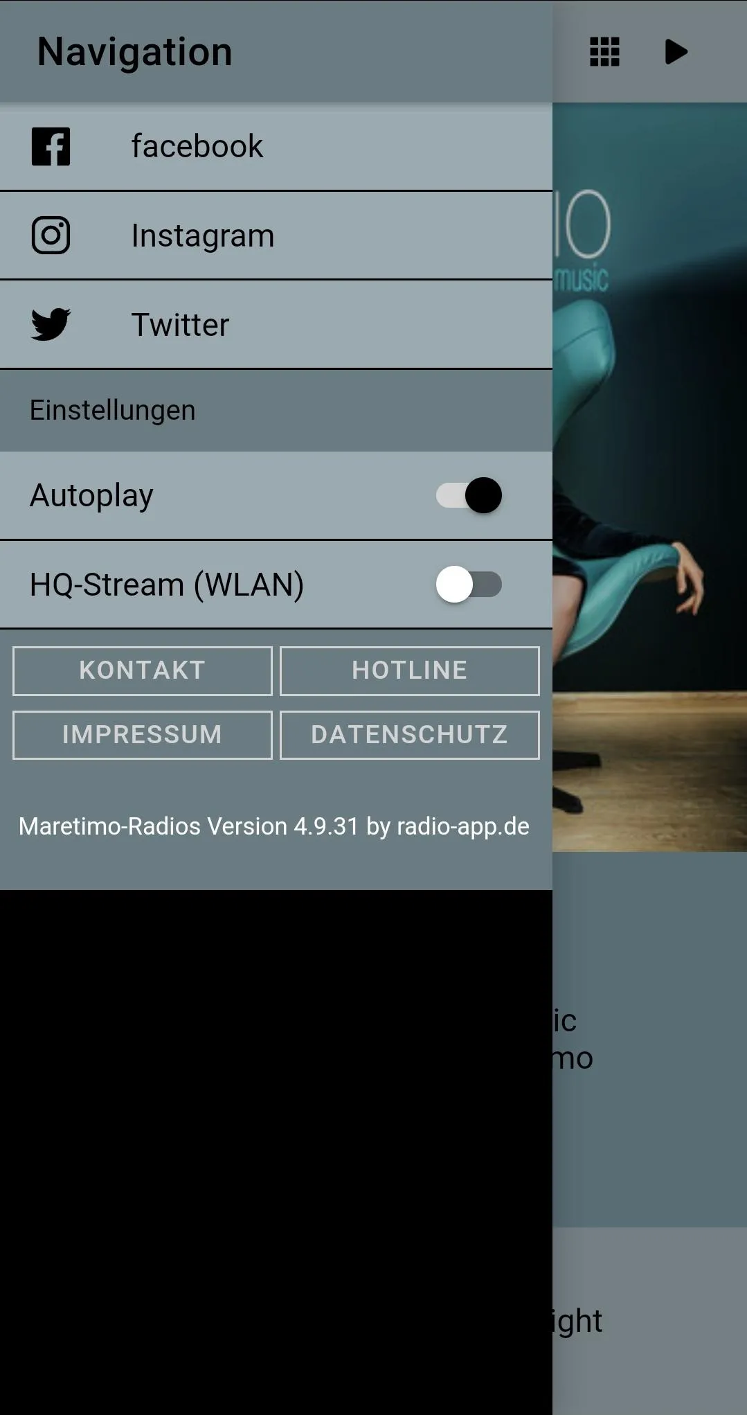 Maretimo Radios | Indus Appstore | Screenshot