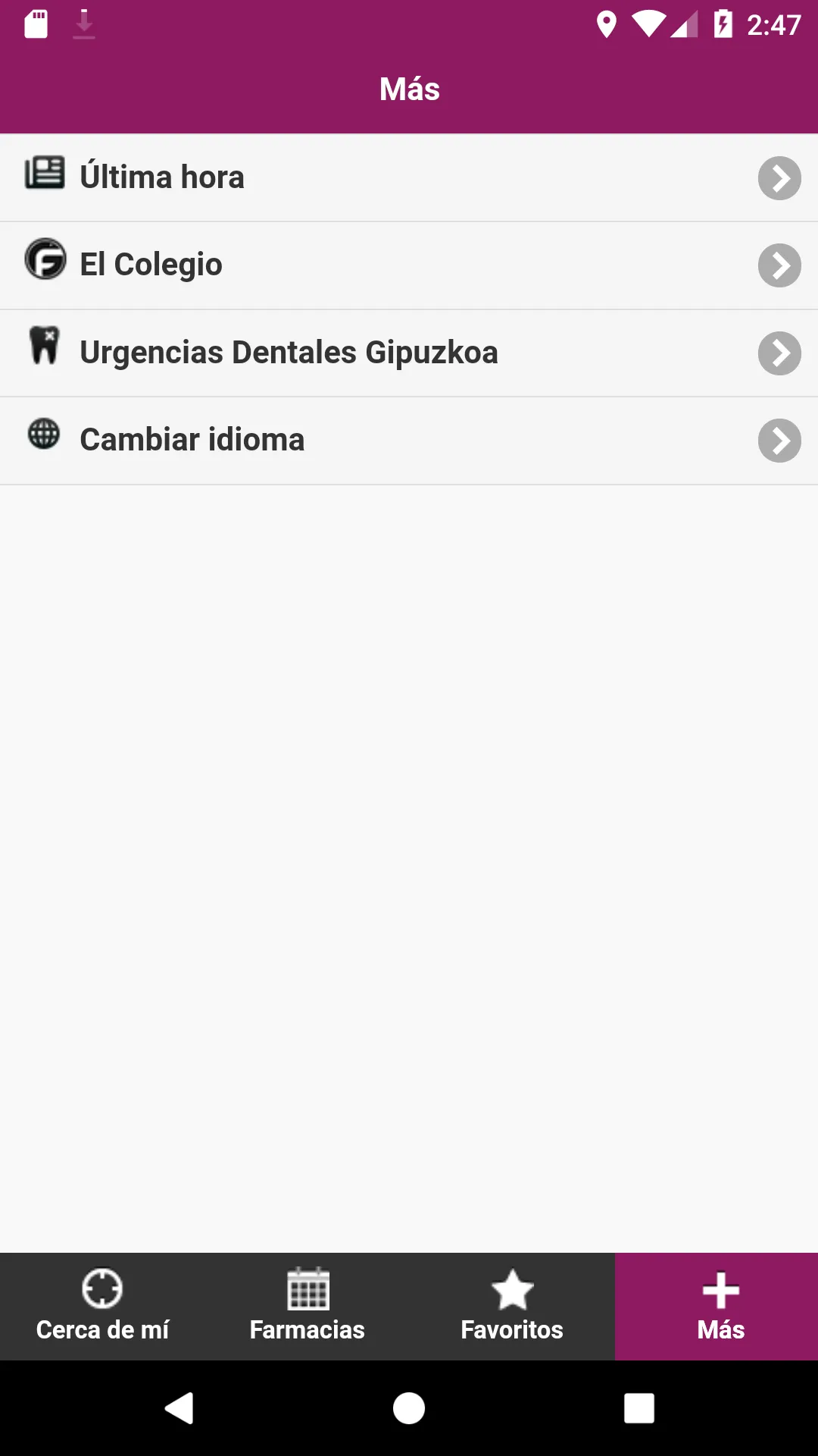 COF Gipuzkoa | Indus Appstore | Screenshot