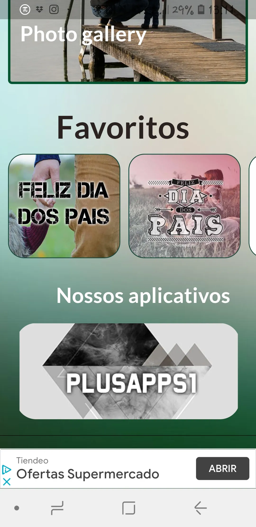 FELIZ DIA DOS PAIS UM ABRAÇO! | Indus Appstore | Screenshot