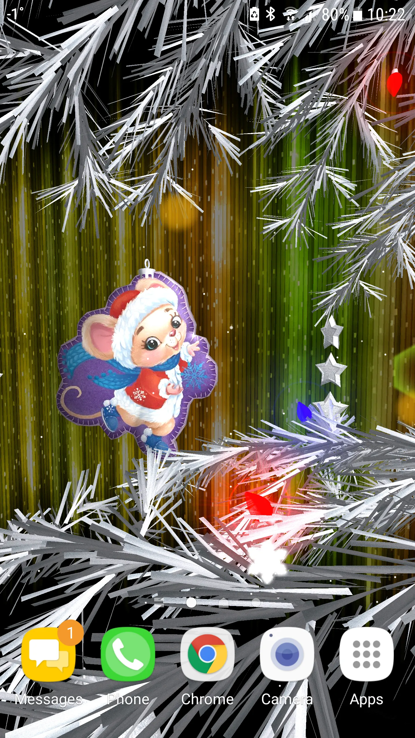 Xmas 3D live wallpaper | Indus Appstore | Screenshot