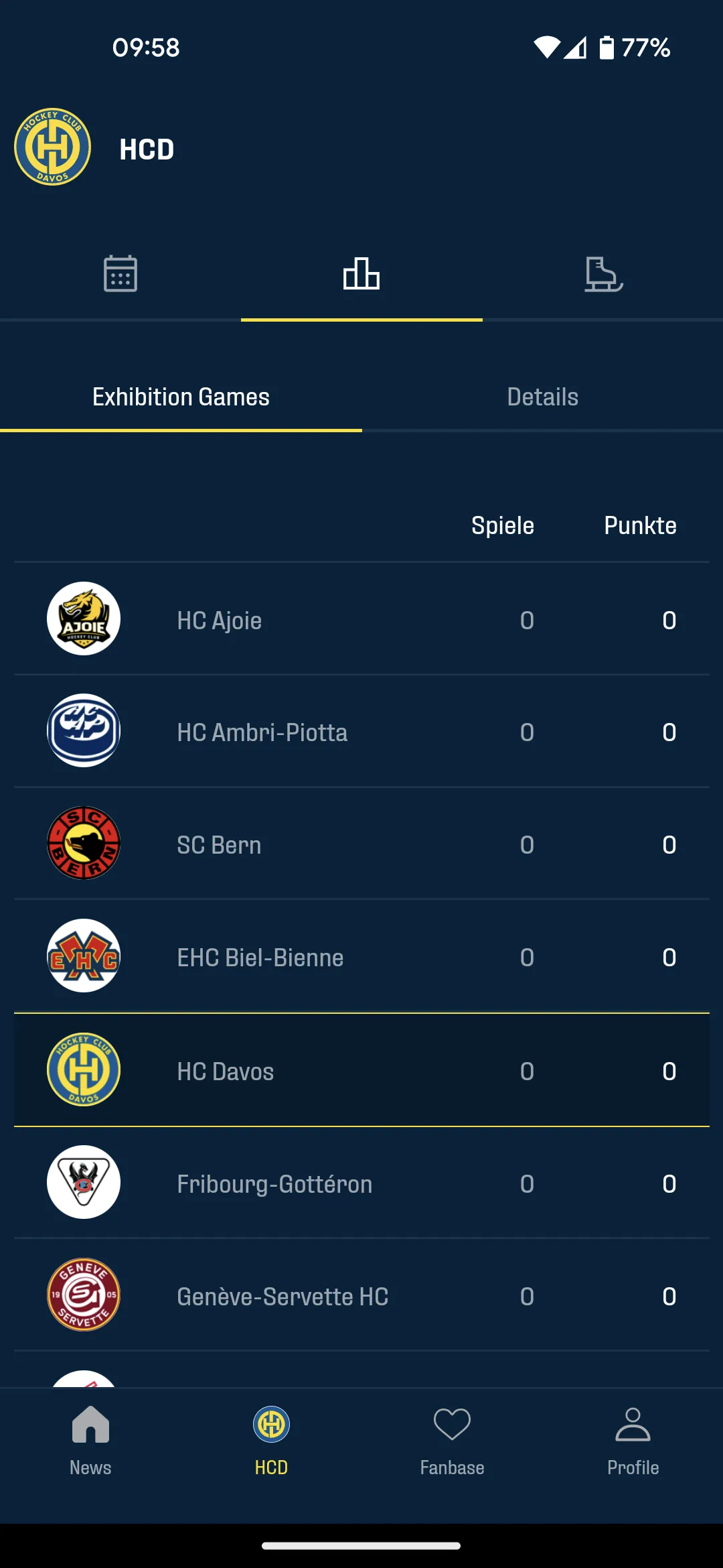 Hockey Club Davos | Indus Appstore | Screenshot