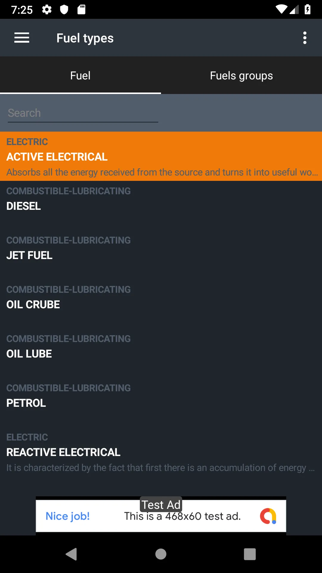 Fuel Density Calculator | Indus Appstore | Screenshot