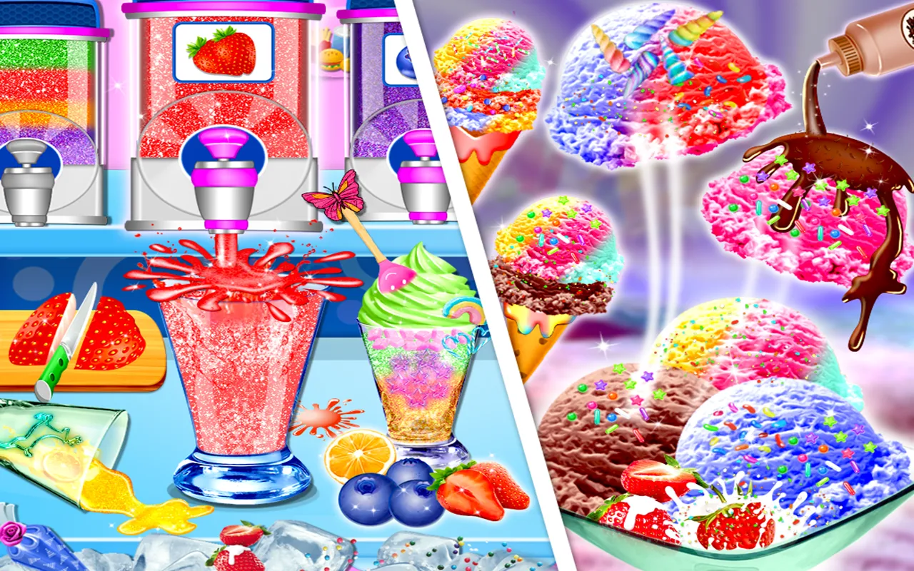 Rainbow Ice Cream Party | Indus Appstore | Screenshot