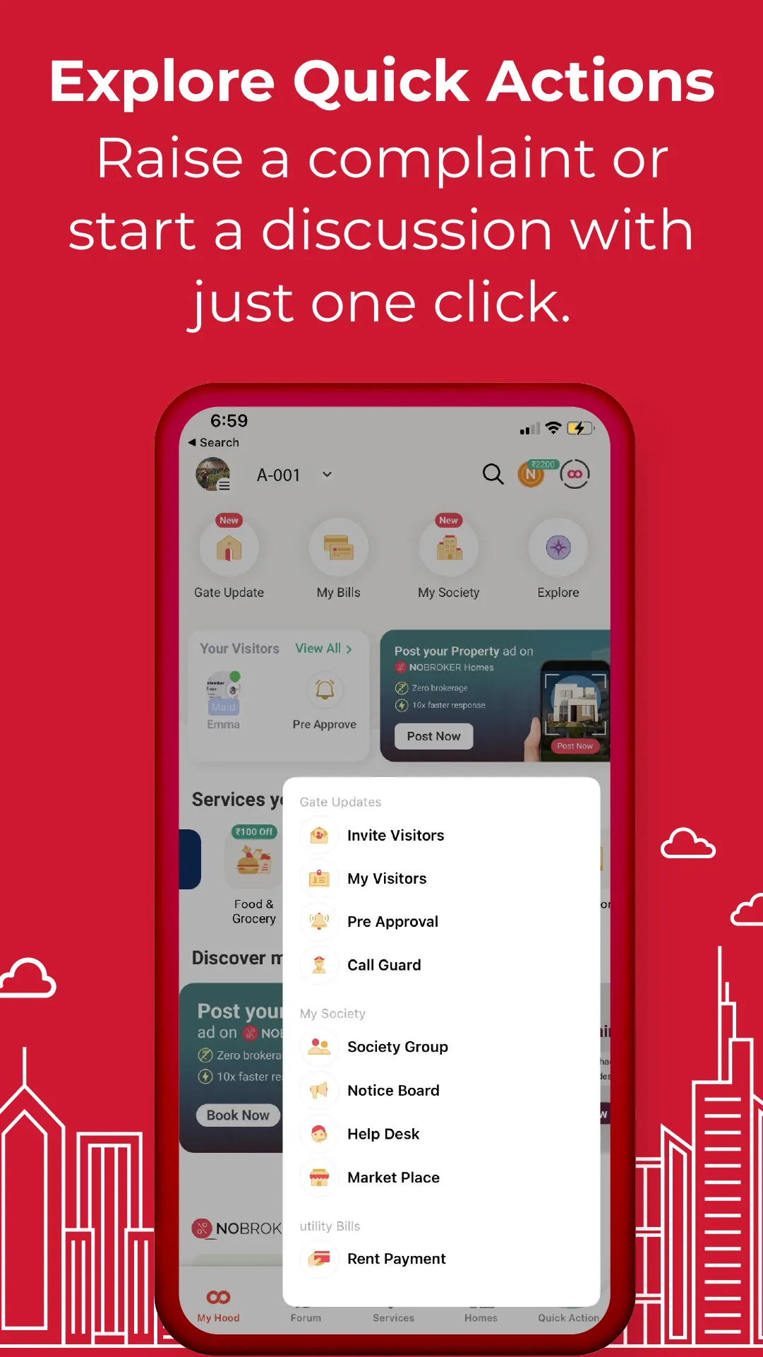 NoBrokerHood:Smart Society App | Indus Appstore | Screenshot