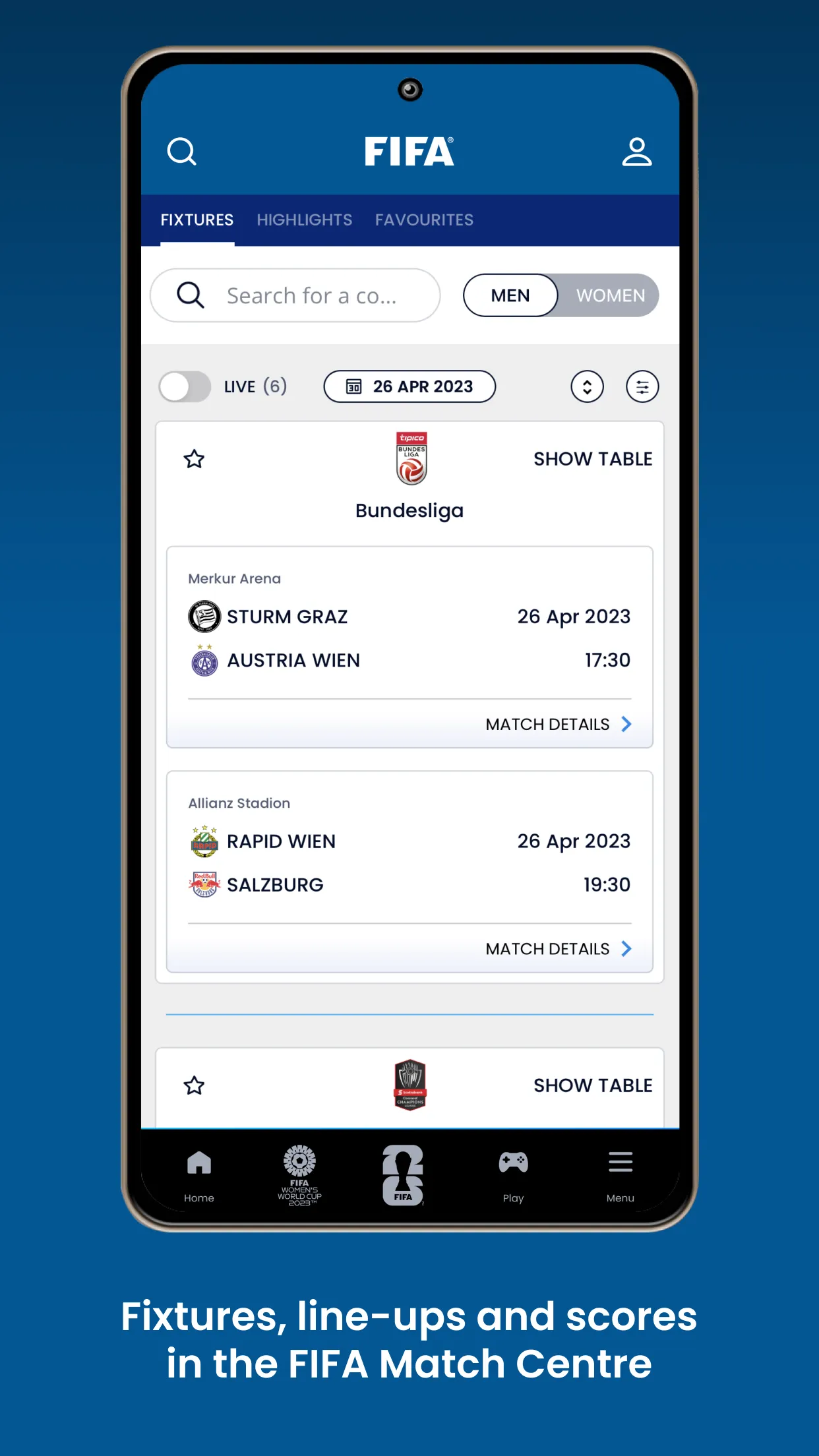 FIFA Official App | Indus Appstore | Screenshot