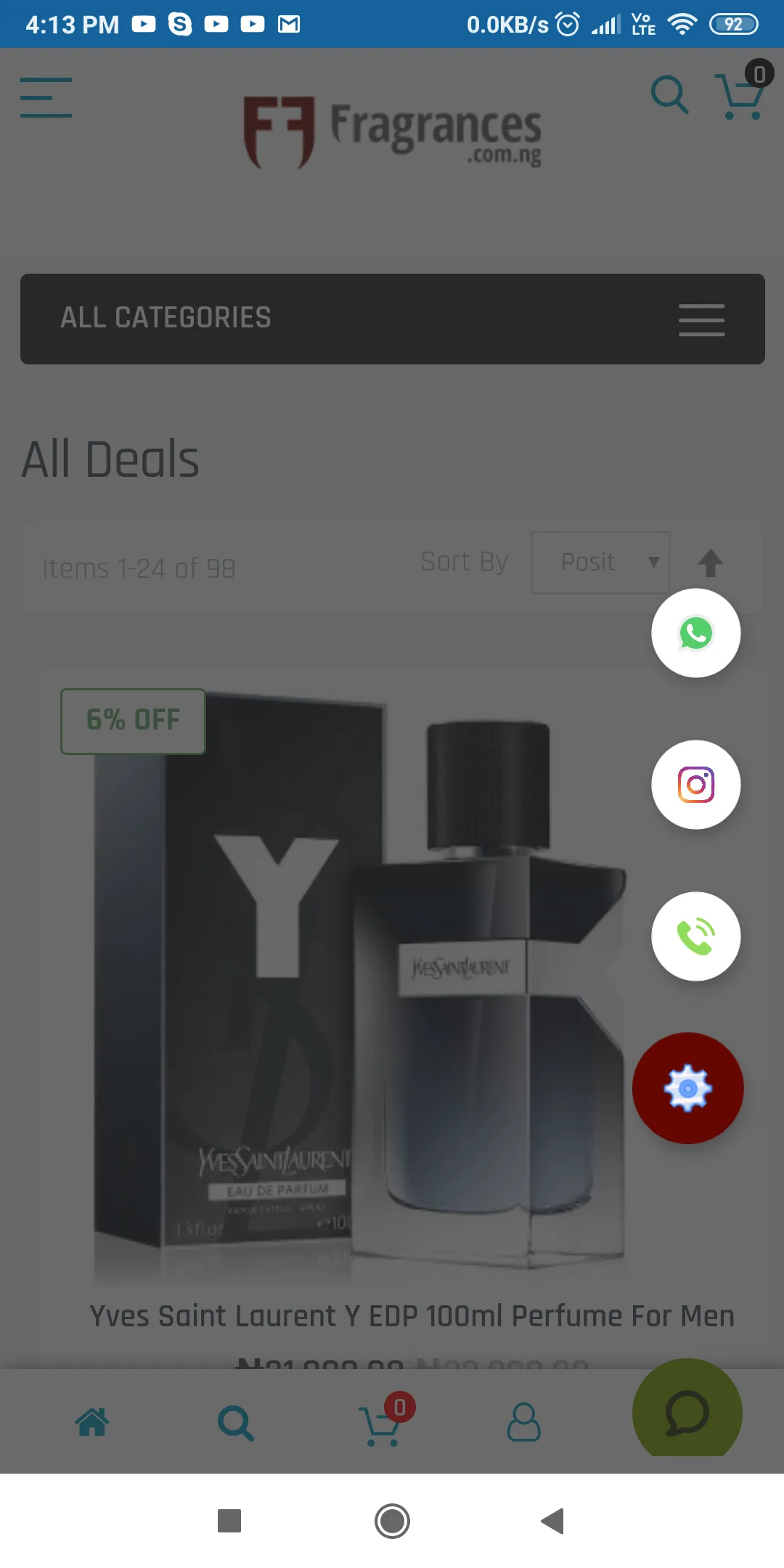 Fragrances.com.ng | Indus Appstore | Screenshot