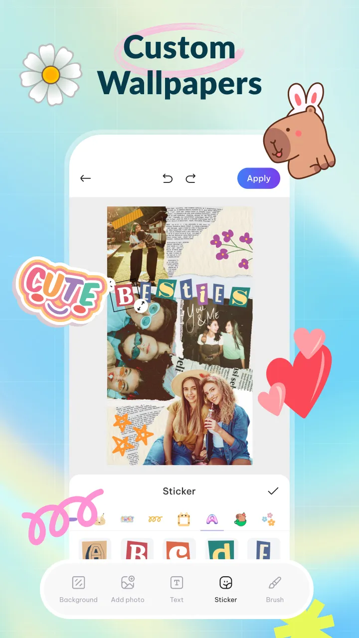 DIY Wallpaper & Collage Craft | Indus Appstore | Screenshot