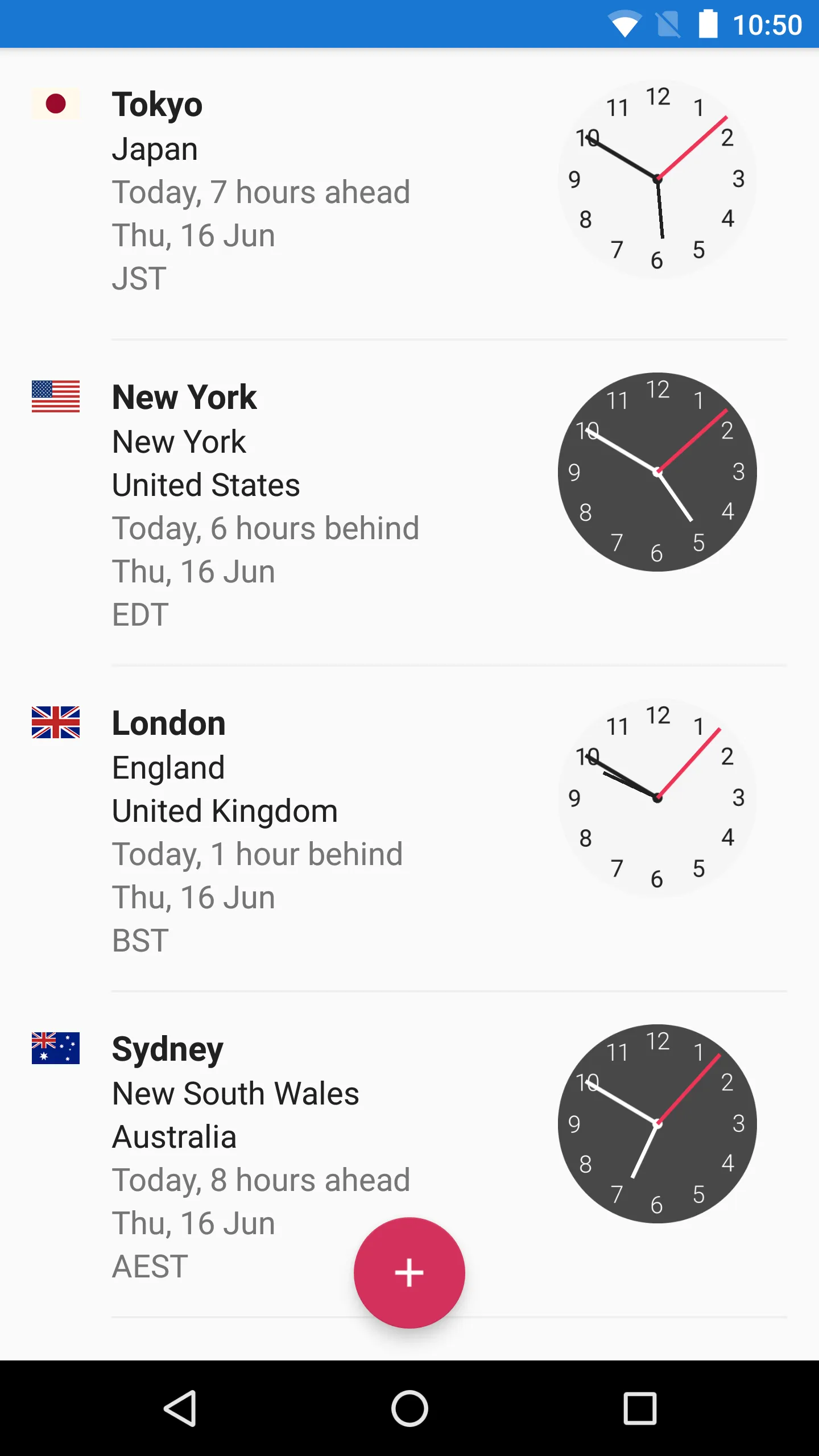 World Clock by timeanddate.com | Indus Appstore | Screenshot