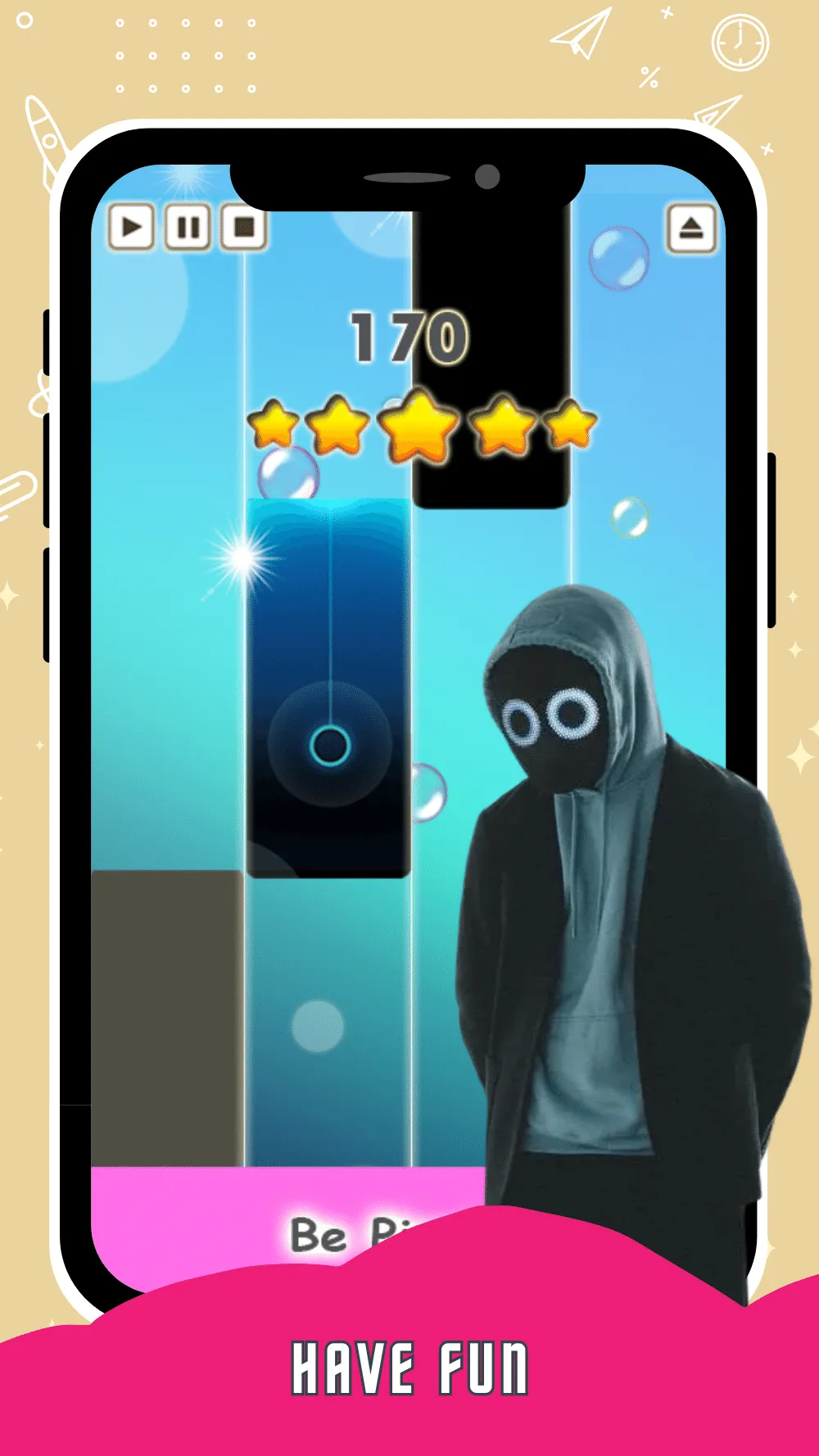 Toxic - Boywithuke piano game | Indus Appstore | Screenshot