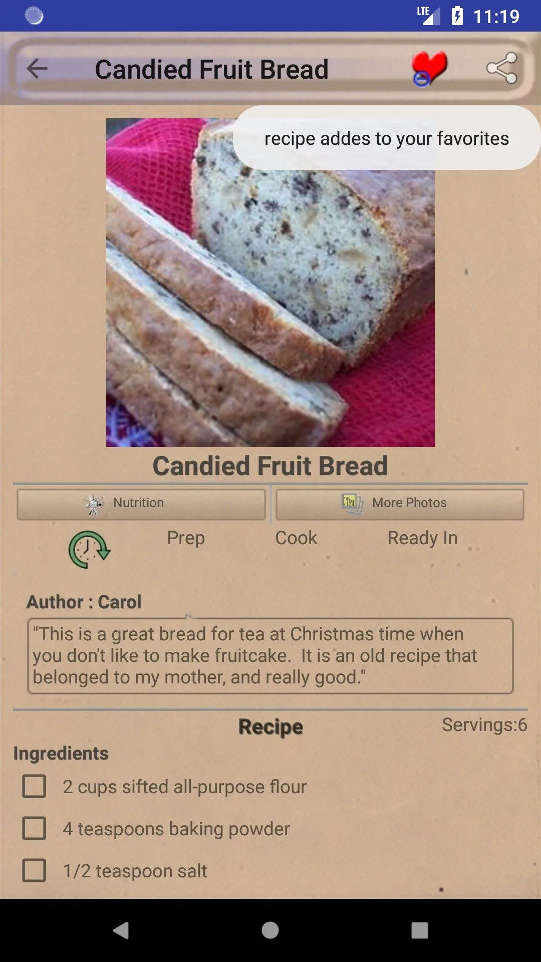 Bread Machine Recipes | Indus Appstore | Screenshot