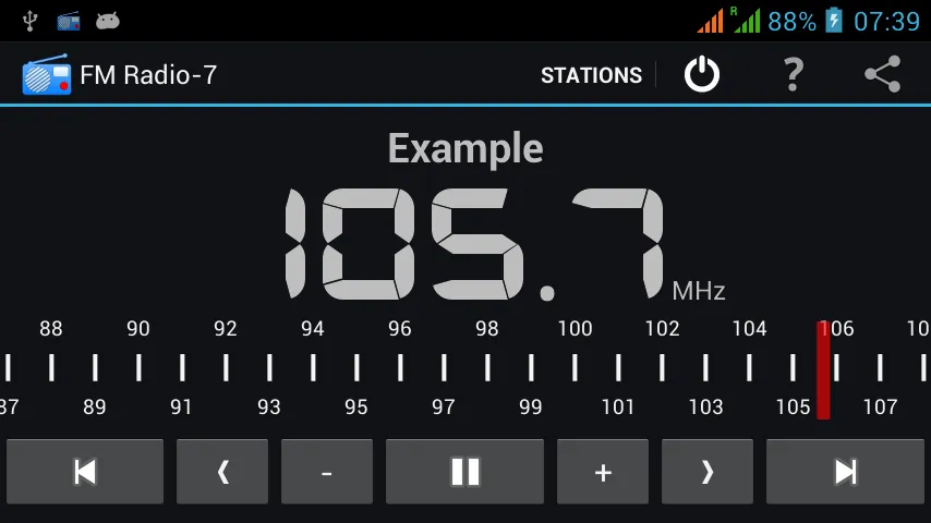 FM Radio-7 | Indus Appstore | Screenshot