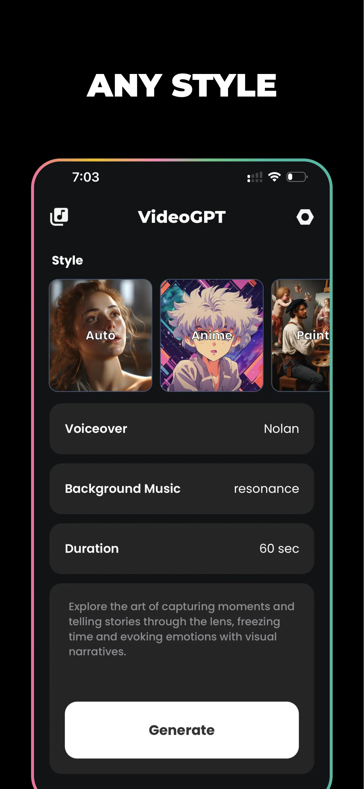 VideoGPT - AI Video Generator | Indus Appstore | Screenshot