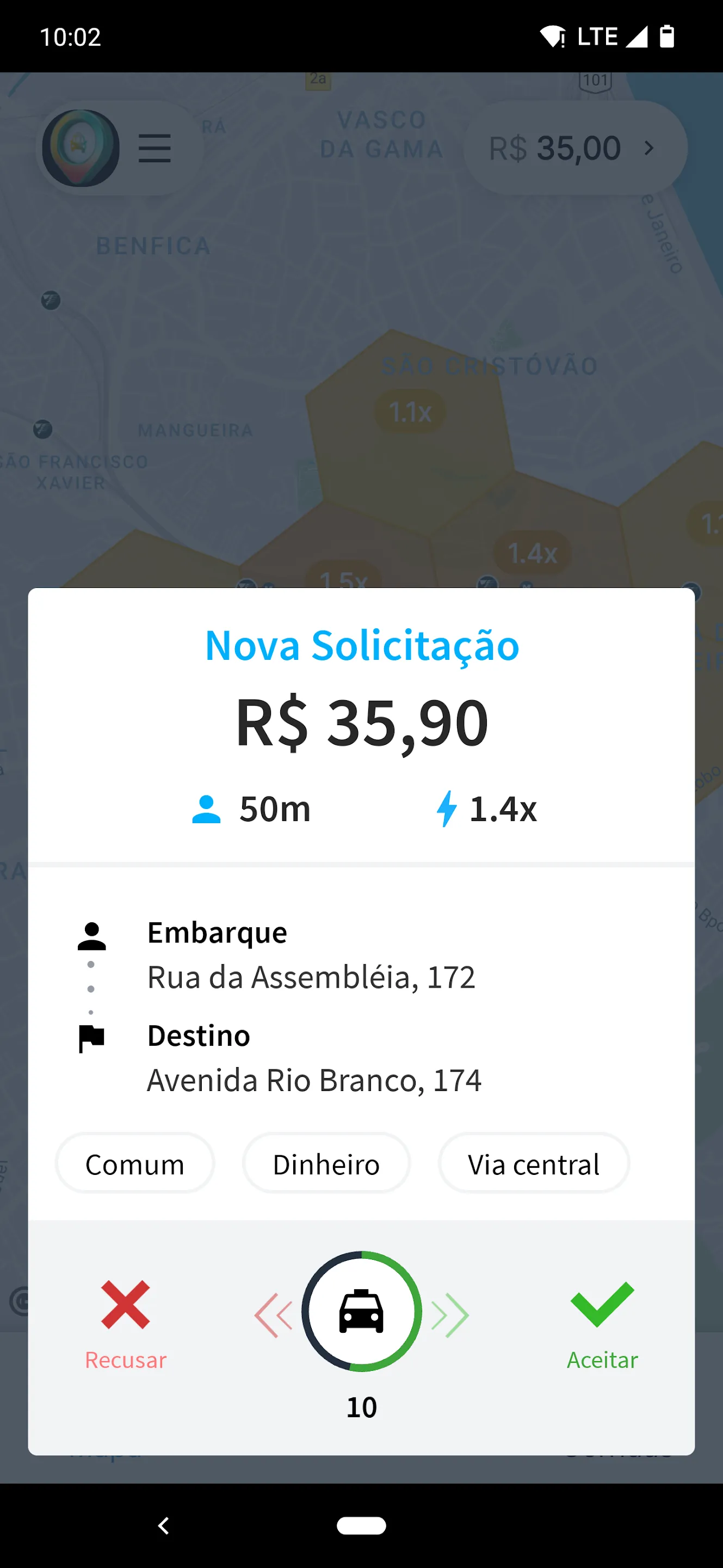 Tchê Táxi - Taxista | Indus Appstore | Screenshot