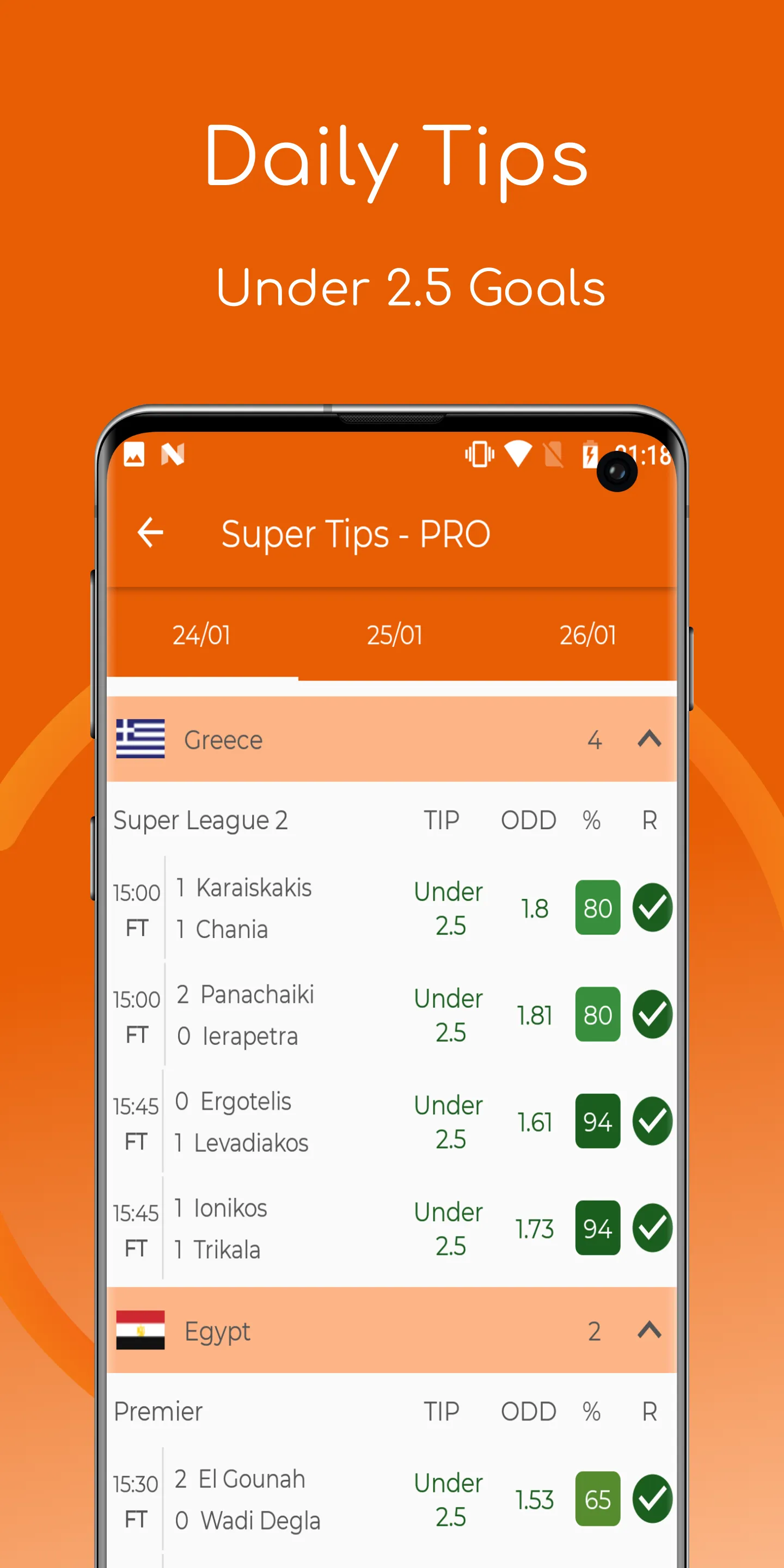 Super Tips: Goals and BTTS | Indus Appstore | Screenshot