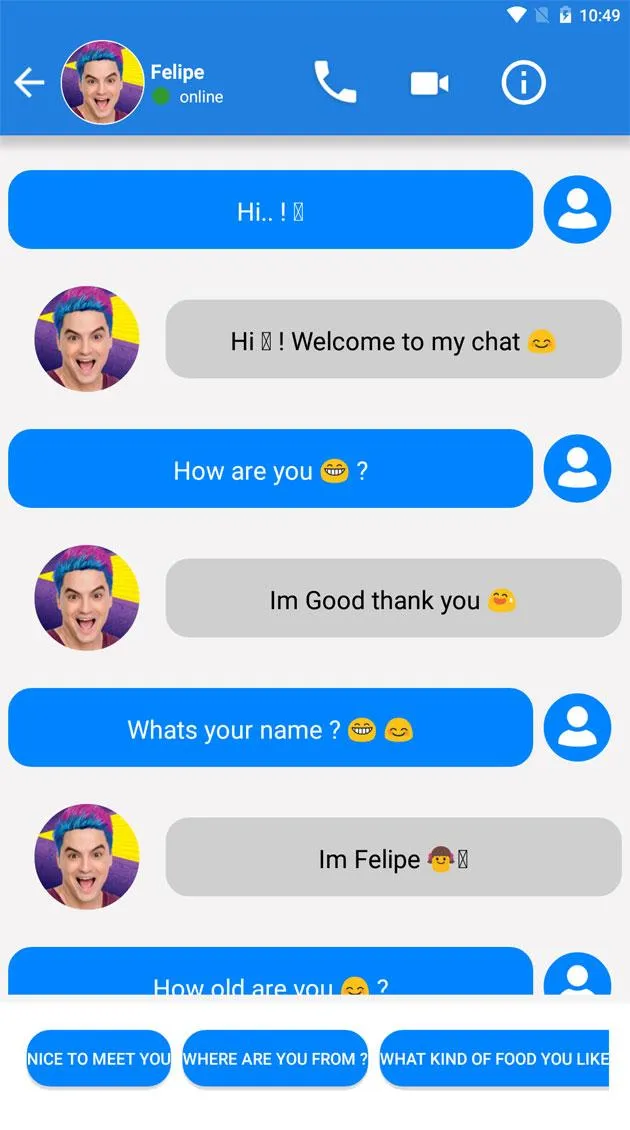 Felipe Neto App Fake Call | Indus Appstore | Screenshot