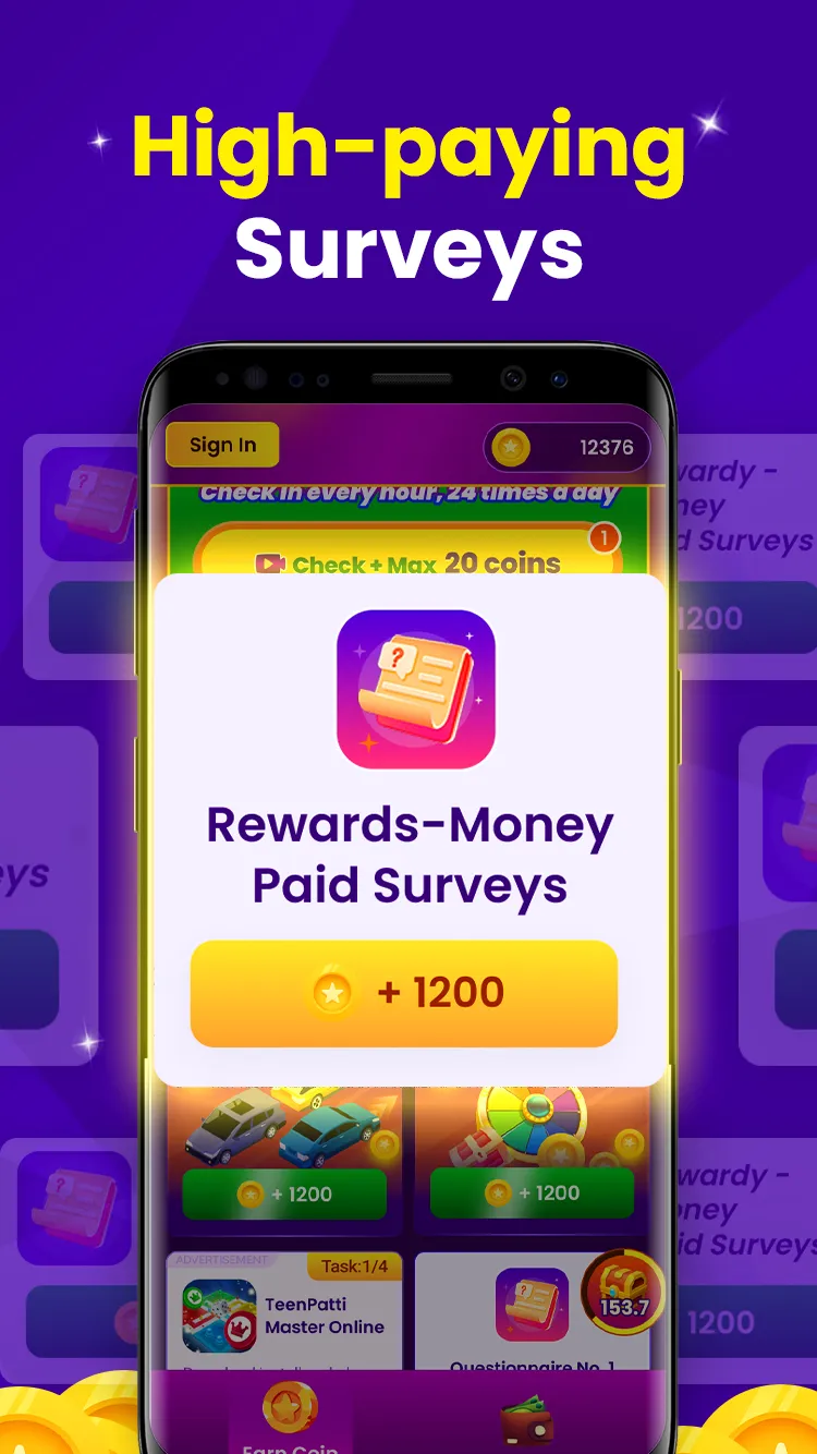 Earn Cash: Surveys & Mini Game | Indus Appstore | Screenshot