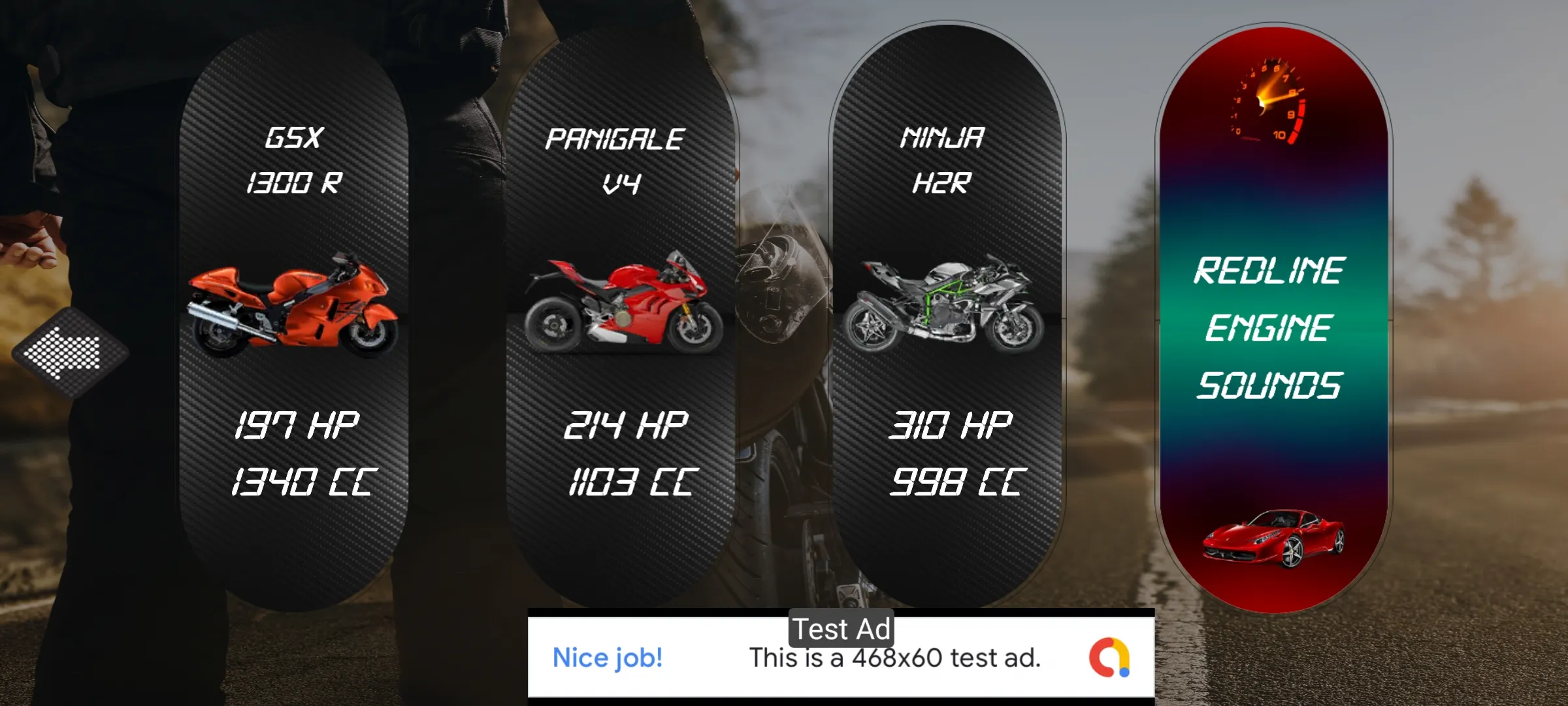 Redline Motorcycle Sounds | Indus Appstore | Screenshot