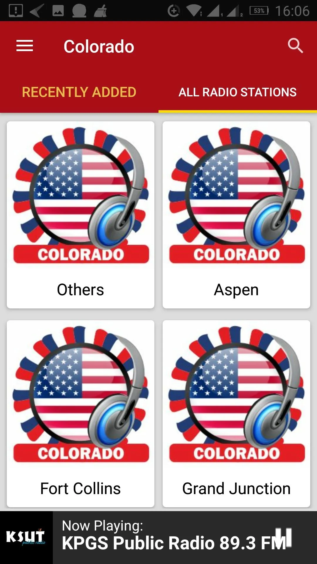 Colorado Radio Stations - USA | Indus Appstore | Screenshot