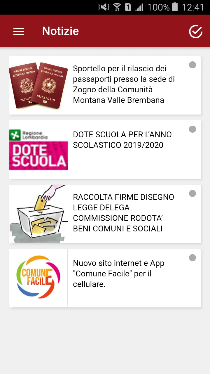 Comune di Carona | Indus Appstore | Screenshot