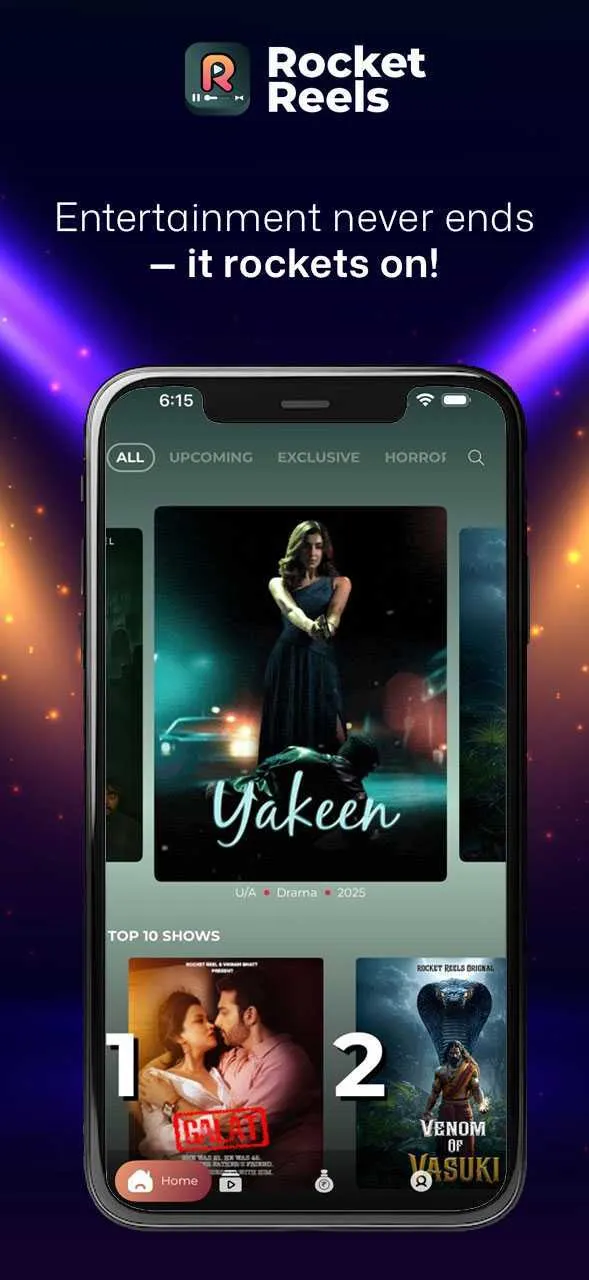 Rocket Reels | Indus Appstore | Screenshot