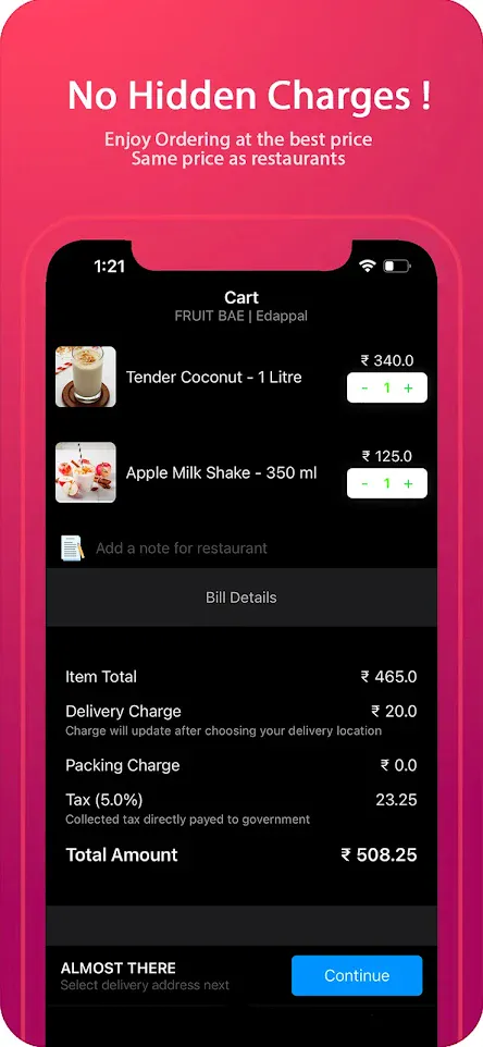 Bytes - Food Delivery | Indus Appstore | Screenshot