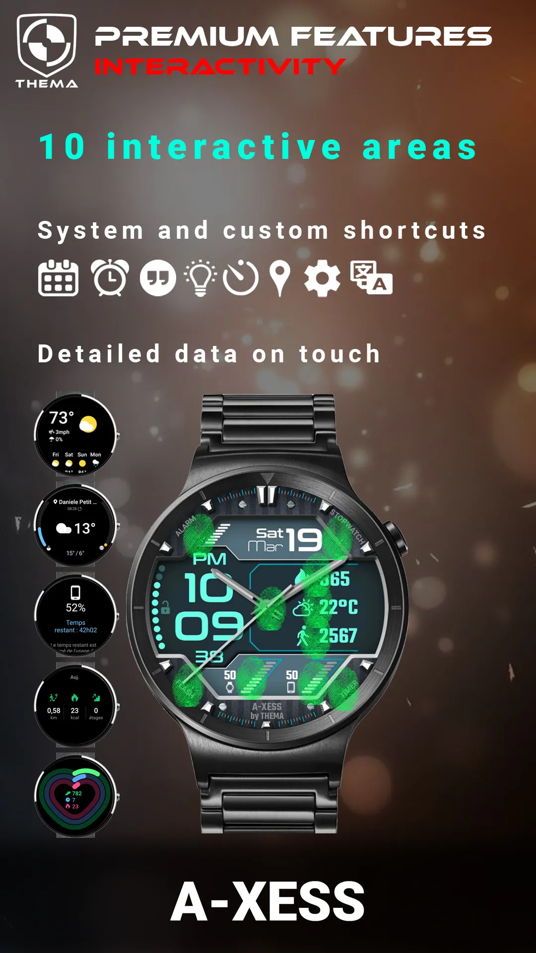 A-Xess Watch Face | Indus Appstore | Screenshot