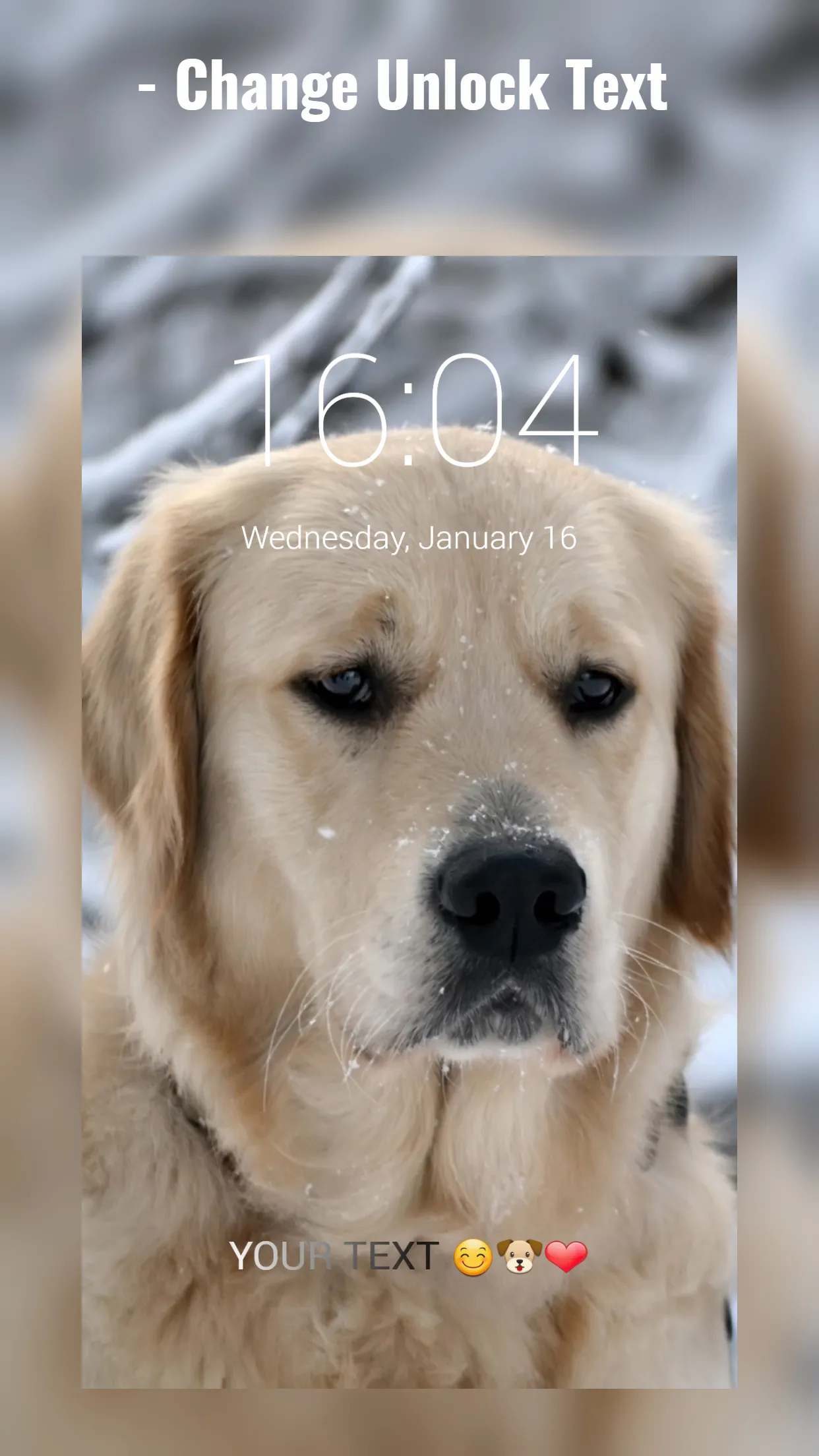 Labrador Lock Screen | Indus Appstore | Screenshot